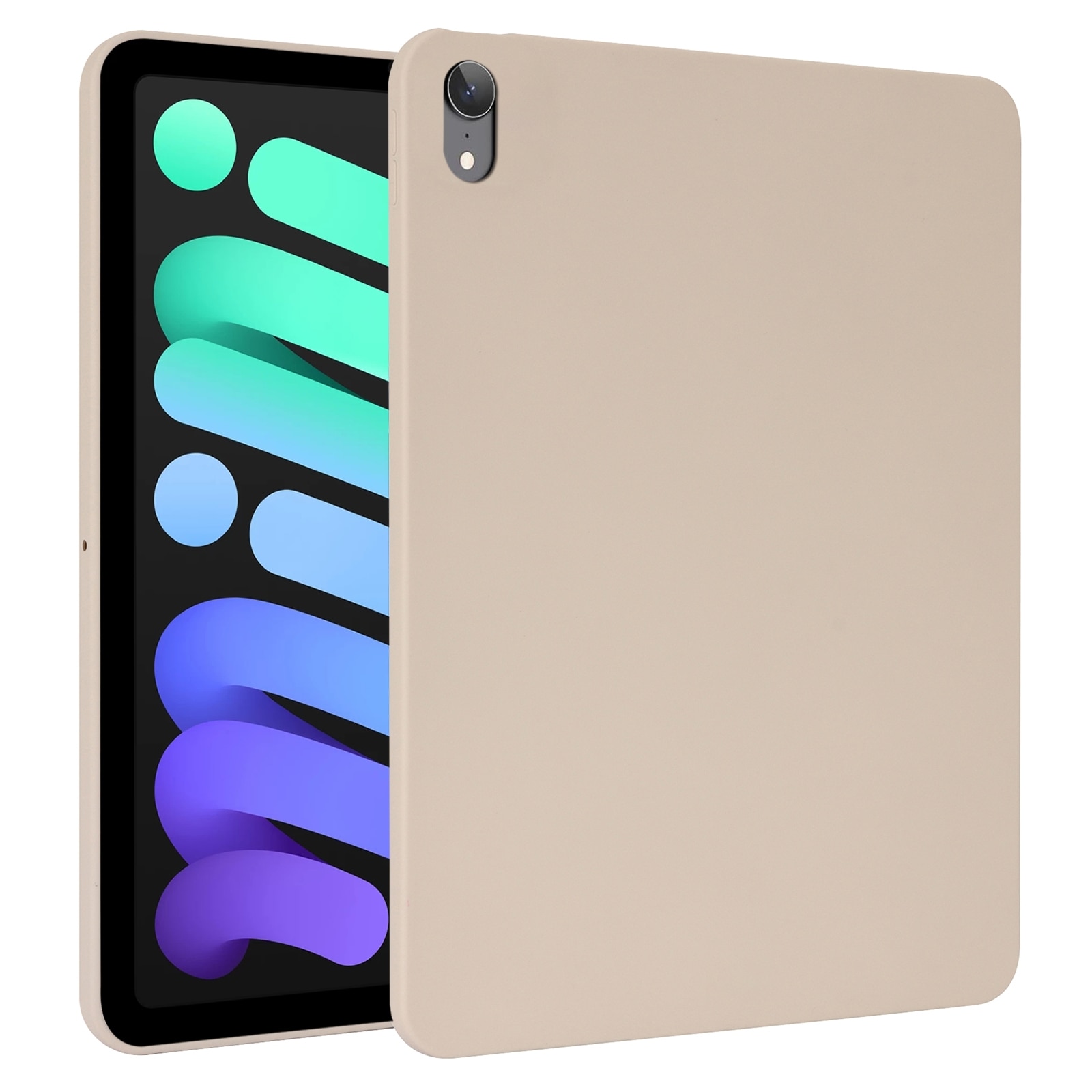 Husa tableta compatibila cu iPad Mini 6, TPU skin-friendly, Alb