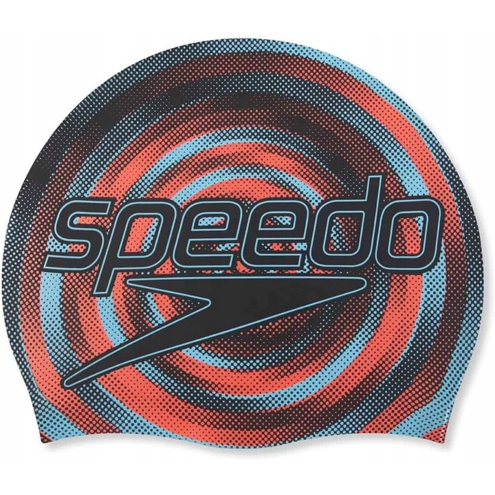 Speedo Junior Slogan PRT úszósapka, rózsaszín/fehér, egy méret, 100% szilikon