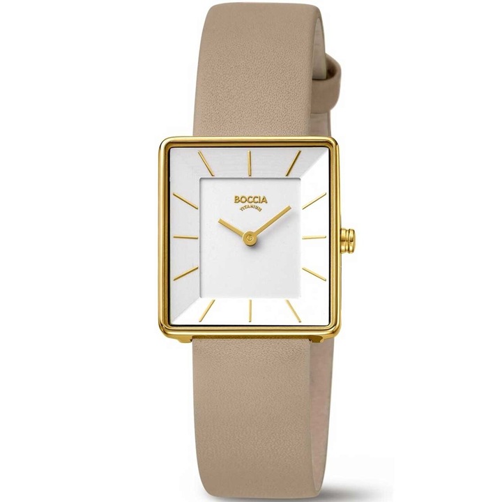 Ceas de dama Boccia 3351-04, Quartz, 25mm, 3ATM
