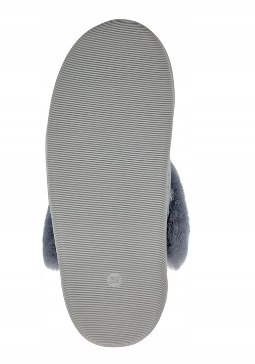 Papuci de femei Vanuba, piele naturala, albastru, interior din lana, talpa din termocauciuc