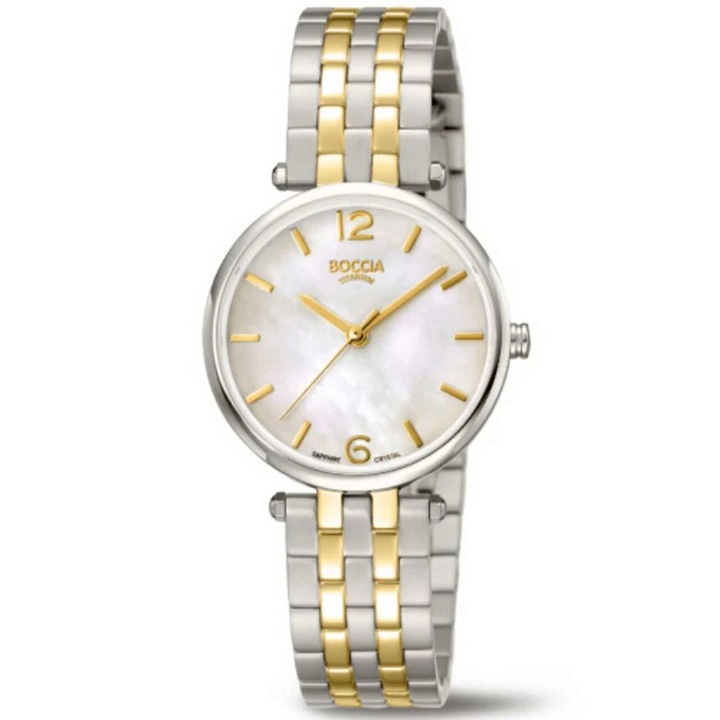 Ceas de dama Boccia 3339-04, Quartz, 30mm, 5ATM