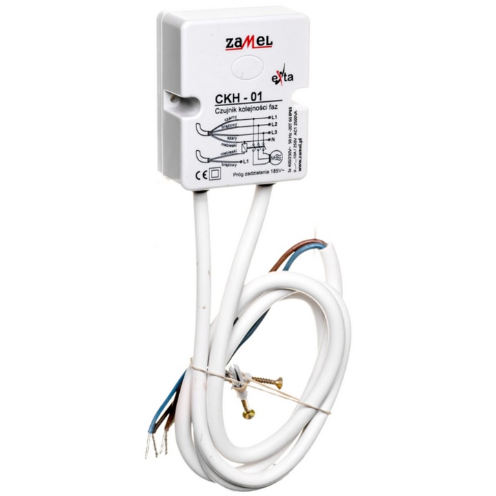 Modul: feszültség felügyeleti relé, falon kívüli, SPST-NO, 1÷5s, CKH-01 ZAMEL