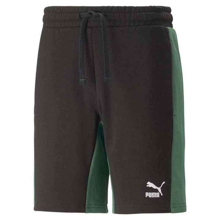 Puma Férfi nadrág, classics block shorts 8", 538168-01, XS INTL, Fekete