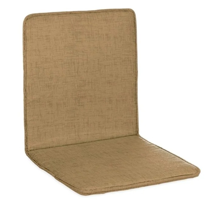 Perna scaun cu spatar, pentru exterior, bej, 87x43x2cm