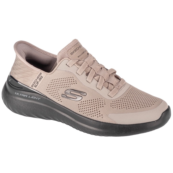 Pantofi sport, Skechers Slip-Ins: Bounder 2.0 - Emerged 232459-TPBK, Bej, 46 EU