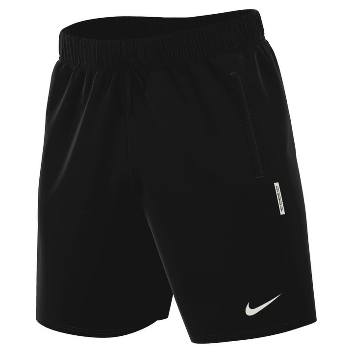 Férfi Nike nadrág, m nk df si flc 8in short, FD7748-010, Fekete, Fekete