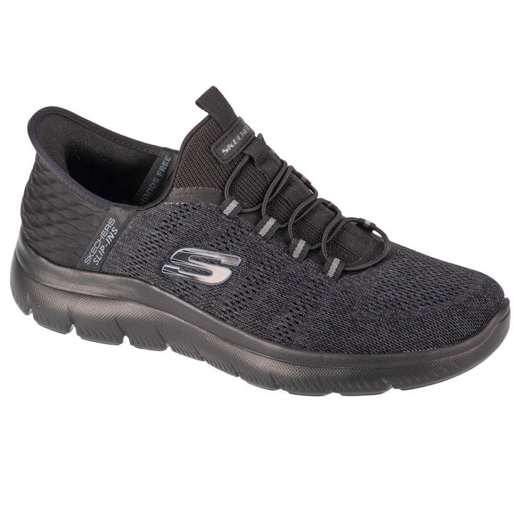 Sportcipők, Skechers Slip-Ins: Summits - Key Pace 232469-BBK, szürke, 41,5 EU