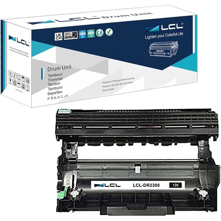 Тонер касета, LCL, за LCL-DR2300, черна
