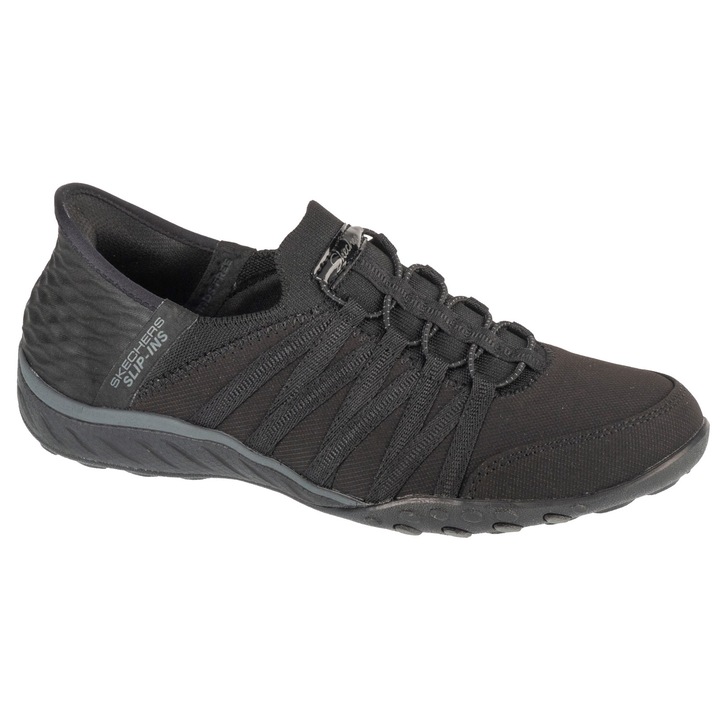 Sportcipők, Skechers Slip-ins: Breathe Easy - Roll With Me 100593, Fekete