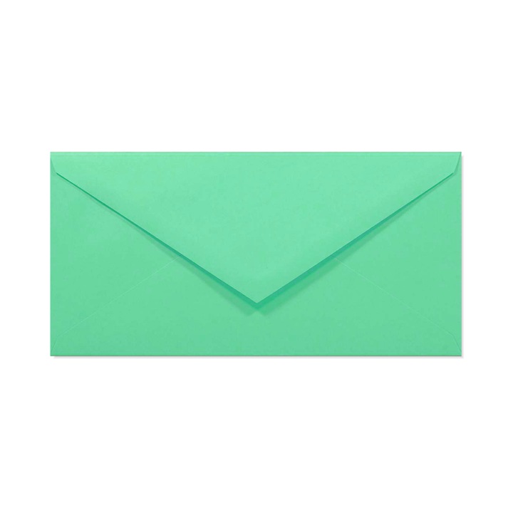 Színes borítékok, Shan, DL méret, 10 db, 120g/m2, sötétkék, 110x220mm