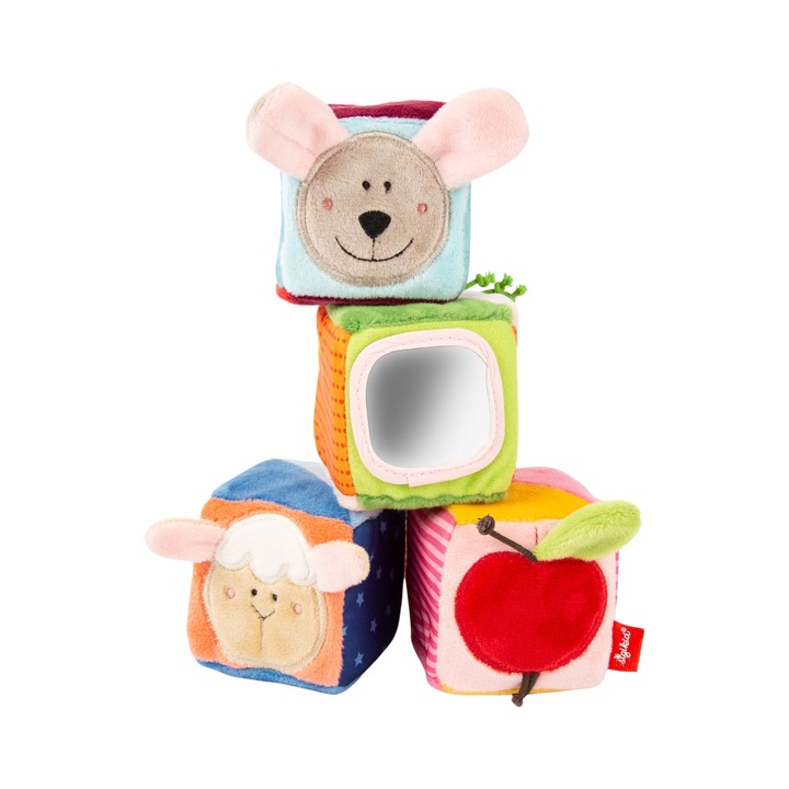 Set de cuburi senzoriale cu activtati, PlayQ Sigikid