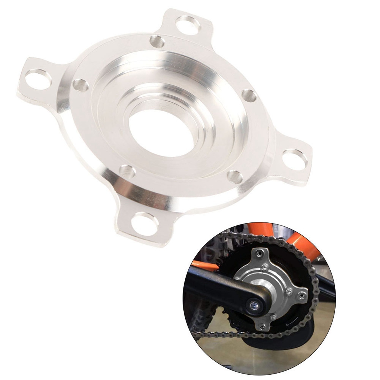 TSDZ2 CNC 104 BCD Adaptor de paianjen Enforose pentru lant pentru