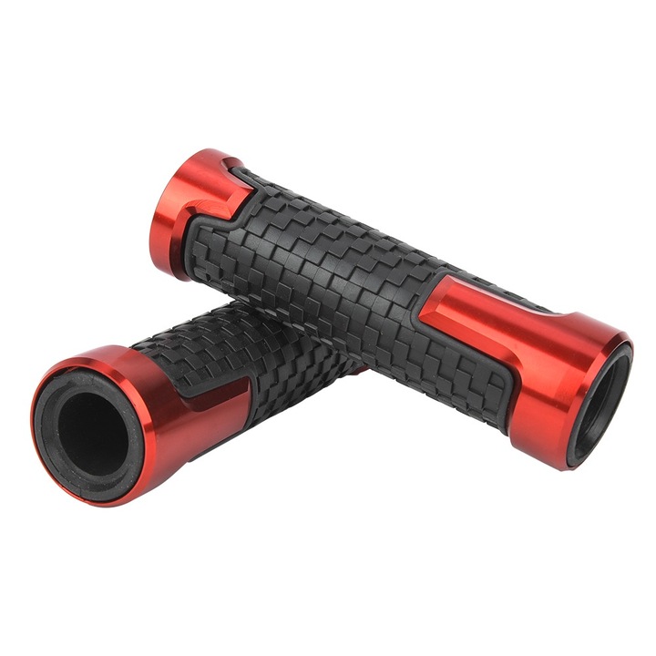 Един чифт RH-B042, издръжливи, дроселни ръкохватки за мотоциклети, аксесоар за модификация на дръжки (червен)