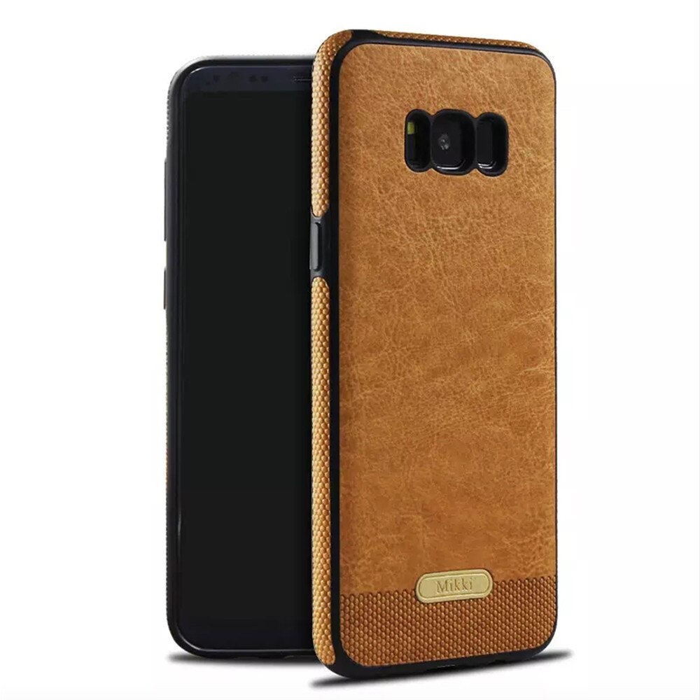 Husa Samsung Galaxy S8 PLUS, Leather, Maro