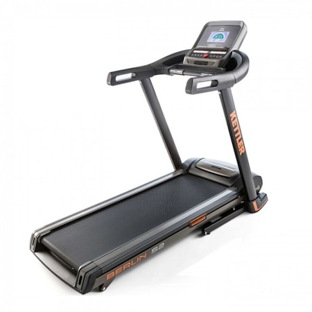 Banda de alergare KETTLER BERLIN S2, Motor 2.5 CP, Greutate suportata 130kg, 40 programe de antrenament, Negru