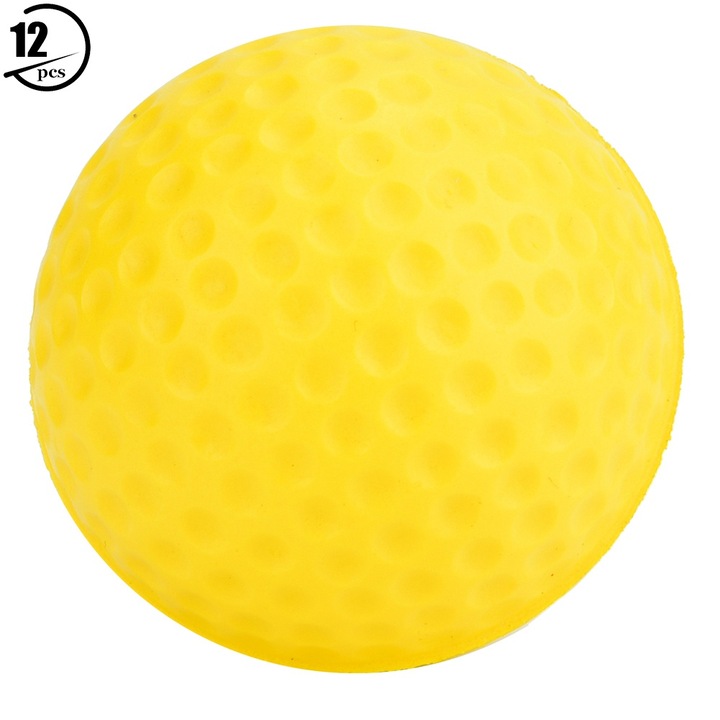 Set 12 Mingi de golf, Enforose, galben