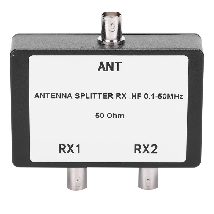 Splitter antena Enforose, RX HF, ABS, 1‑50 MHz, 50Ω