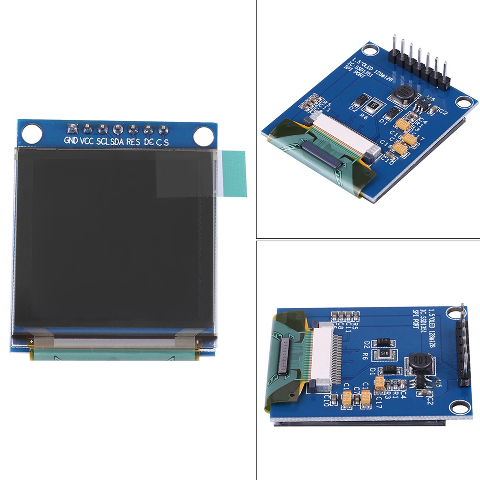 Afisare Code Modul de afisare OLED 1,5 inchi, Enforose, 128x128, 262,144 culori ...