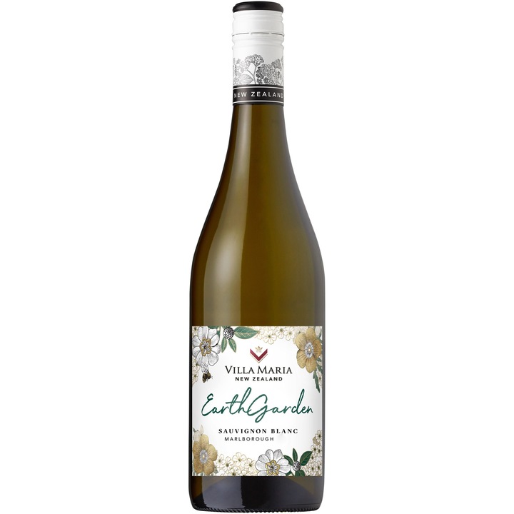 Vin Alb Villa Maria, Earth Garden, Sauvignon Blanc, Sec, 0.75l