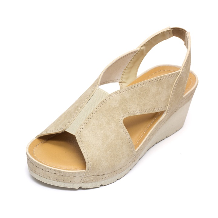 Sandale dama Tellus 27-14, Bej