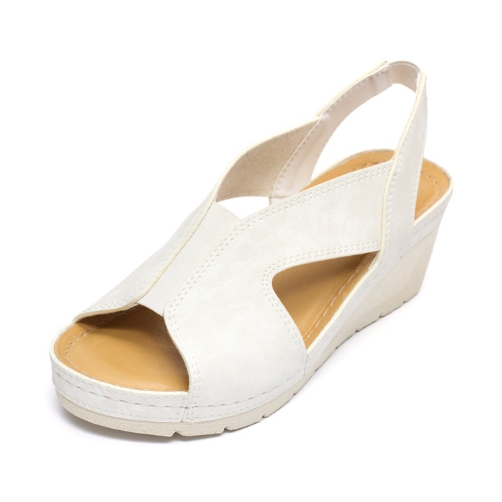 Sandale dama Tellus 27-14, Alb