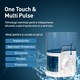 Dus Bucal fix Dr. Mayer WT5000, tehnologii One Touch si Multi Pulse, 1700 de pulsatii, 6 trepte de viteza, rezervor 1600ml, 8 capete incluse (4 varf standard, 1 ortodontic, 1 curatare limba, 1 perie, 1 irigare subgingivala), WT5000