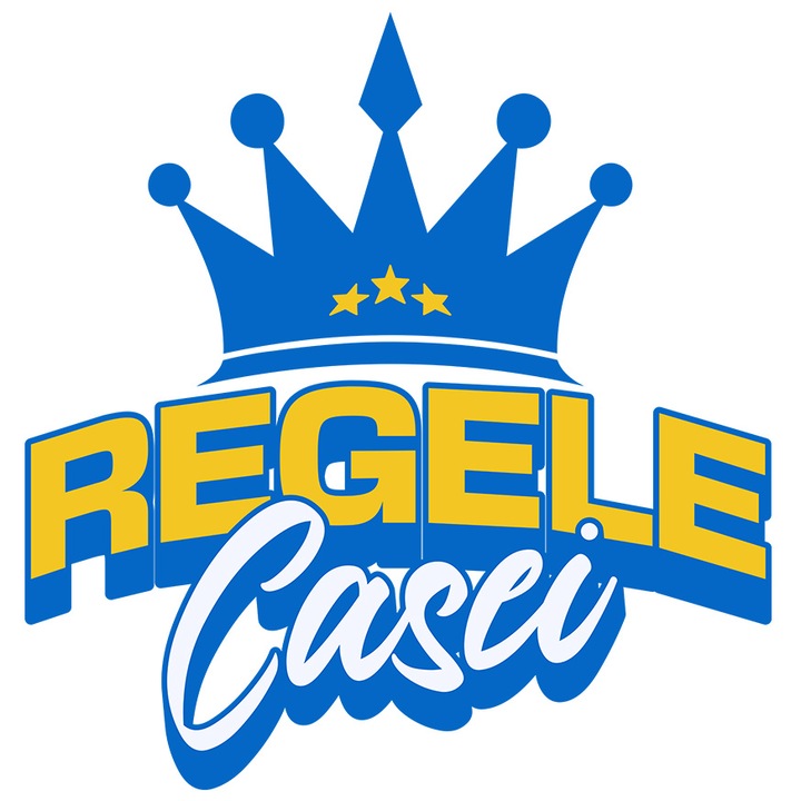 Sticker cu Coroana Regala copii Desene Animate text Haios Regele Casei Frati Familie cu Margini Albe, PVC Vinyl 28 cm