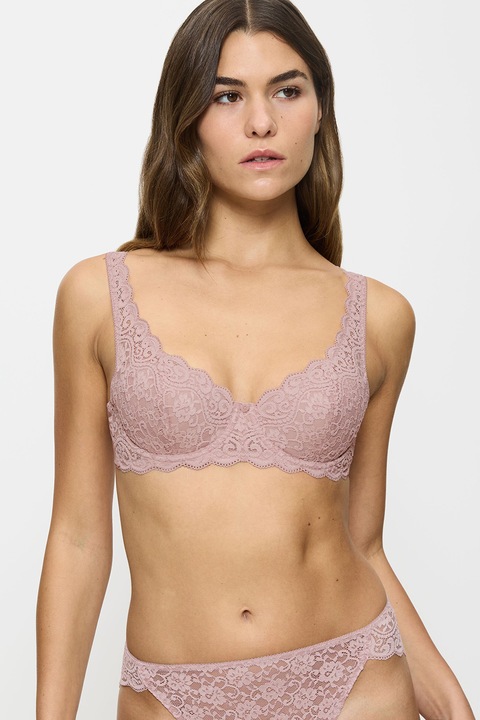 Сутиен с подплънки TRIUMPH AMOURETTE WHP Розов, Прашно розово