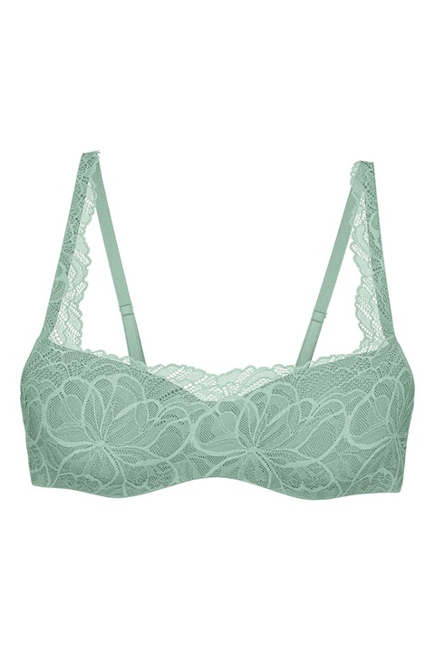 Triumph, Дантелен сутиен с банели, Бледозелен