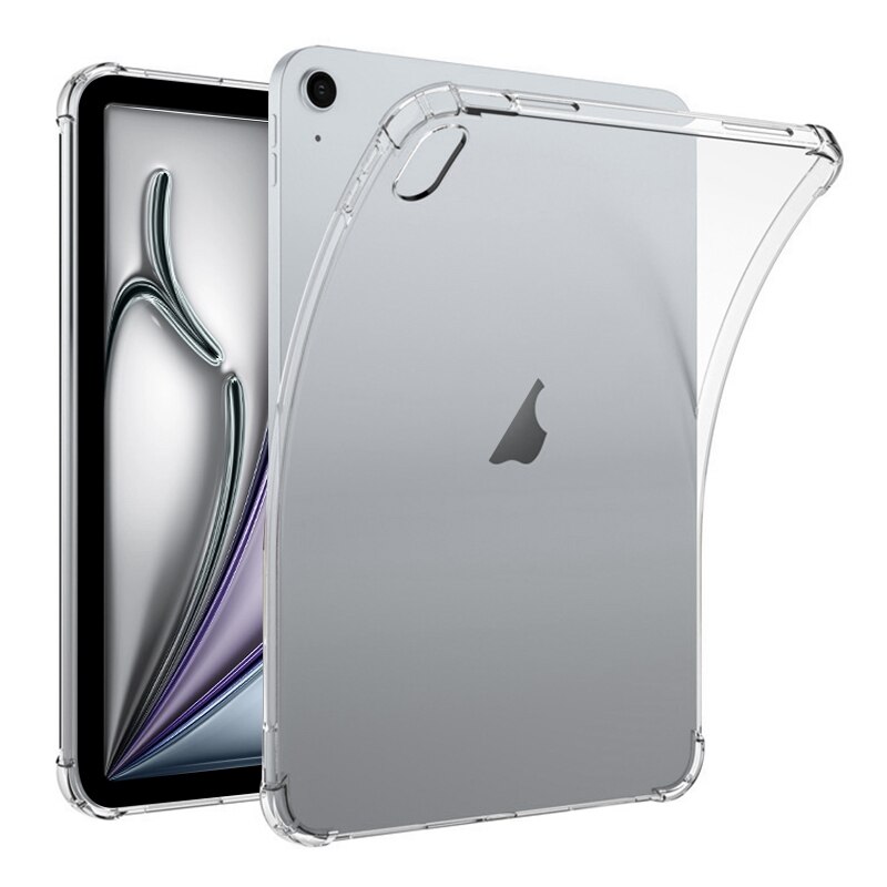 Husa tableta compatibila cu iPad Air 11, Shockproof, Protectie completa, Transparent