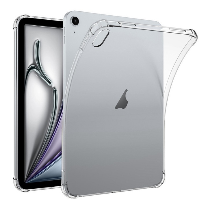 Husa tableta compatibila cu iPad Air 11, Shockproof, Protectie completa, Transparent