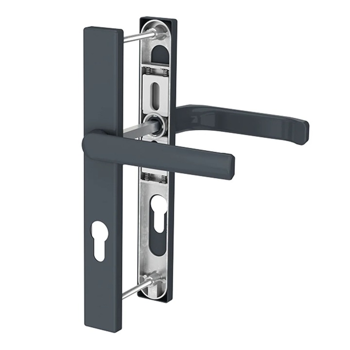 Maner cu sild pentru usa, culoare gri antracit dim. 90H, 63.200.90.01