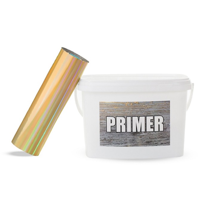 Kit foita de transfer Gold Multicolor 25 mp + 2kg Primer