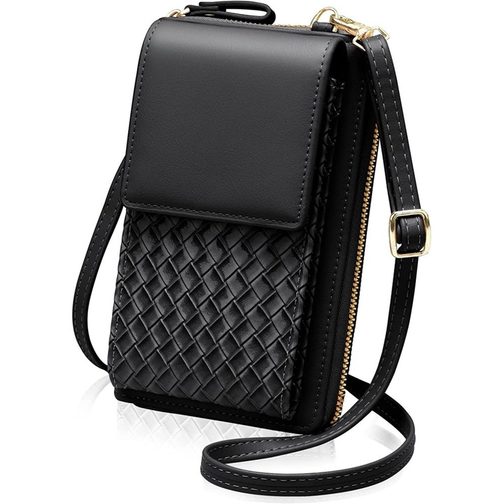 Női crossbody táska, vegetáriánus, 18x11x4,5 cm, könnyű és kényelmes