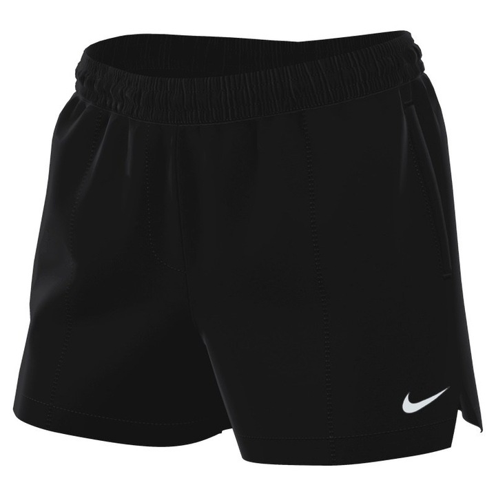 Pantaloni Nike pentru Femei, w nsw essntl mr 5in wvn shrt, FV6622-010, Negru, Negru