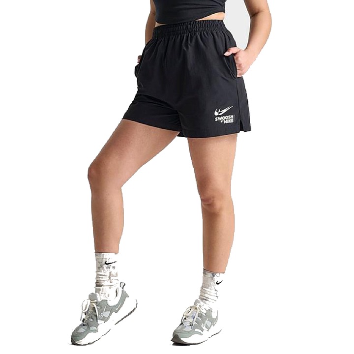 Pantaloni Nike pentru Femei, w nsw woven short gls, HF5529-010, Negru, Negru