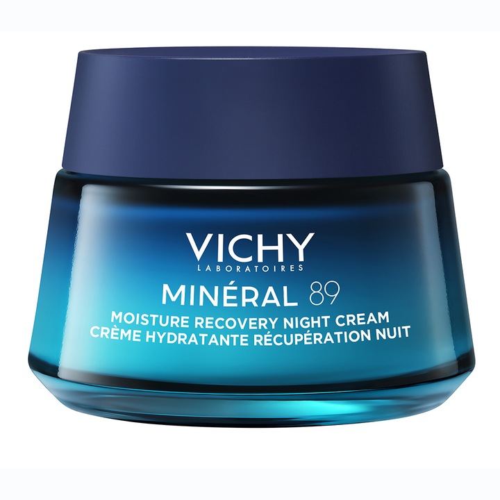 Vichy Mineral 89 éjszakai krém a bőr helyreállítására és hidratálására melatoninnal, 50ml