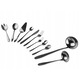 Set tacamuri din inox, 72 piese, pentru 12 persoane, Karl Hausmann, Argintiu