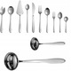 Set tacamuri din inox, 72 piese, pentru 12 persoane, Karl Hausmann, Argintiu