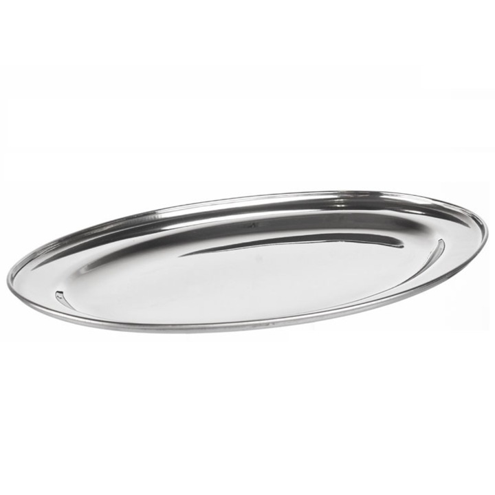 Tava de servire, SSW, ovala, inox, 39,5x26,5cm