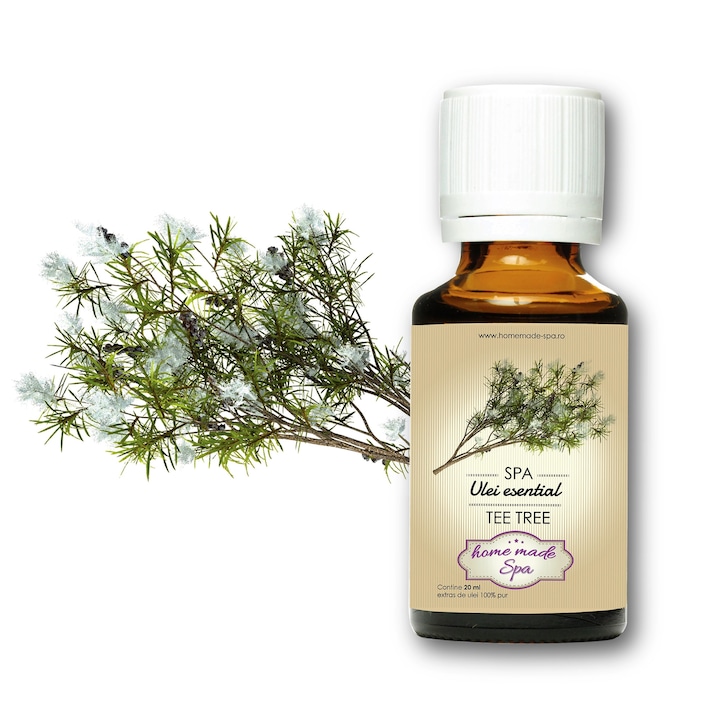 Ulei esential de Tea Tree (Melaleuca Alternifolia) 10 ml, Homemade Spa