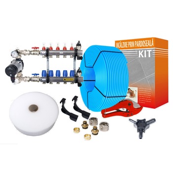 Kit incalzire prin pardoseala 100 mp Kit incalzire prin pardoseala 100 mp