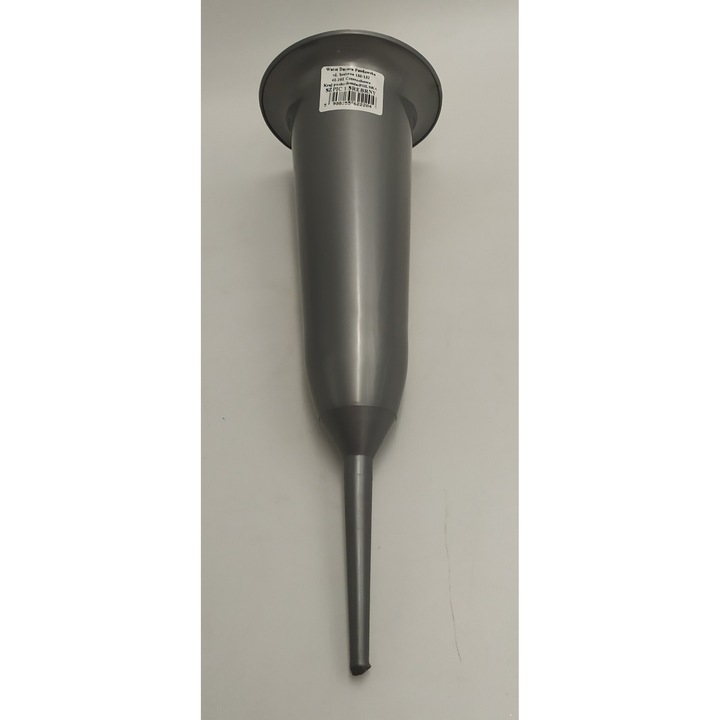 Set 10 vaze decorative POLPLAST, argintii, 28cm