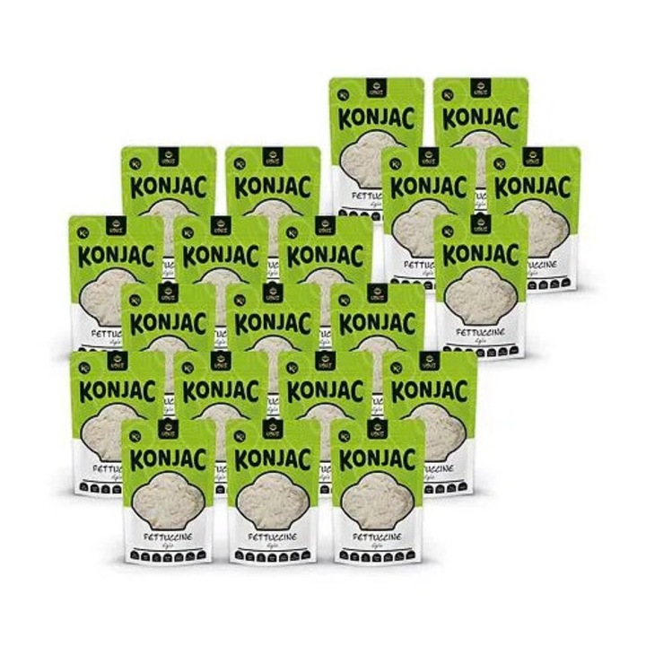 Fettuccine Konjac USUI, dietetice, fara grasimi, fara sare, 100g, 20 buc