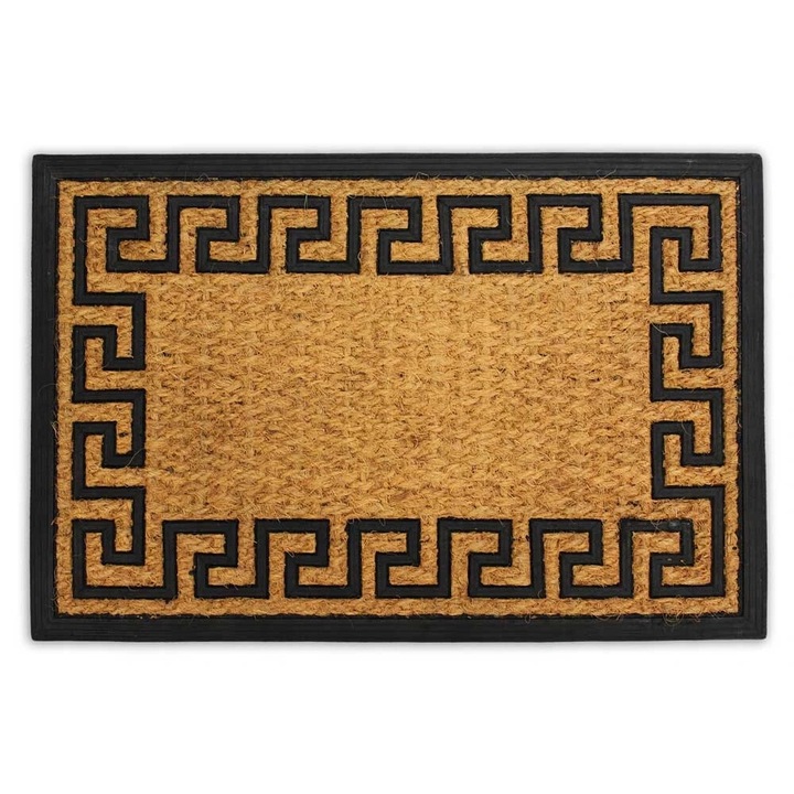 Covoras de intrare Home Elements, 40x60cm, culoare naturala cu model oriental