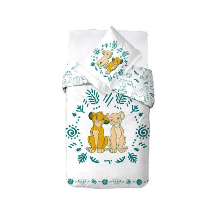 Disney Цар Лъв Jungle Dreams спално бельо 140×200cm, 60×70 cm