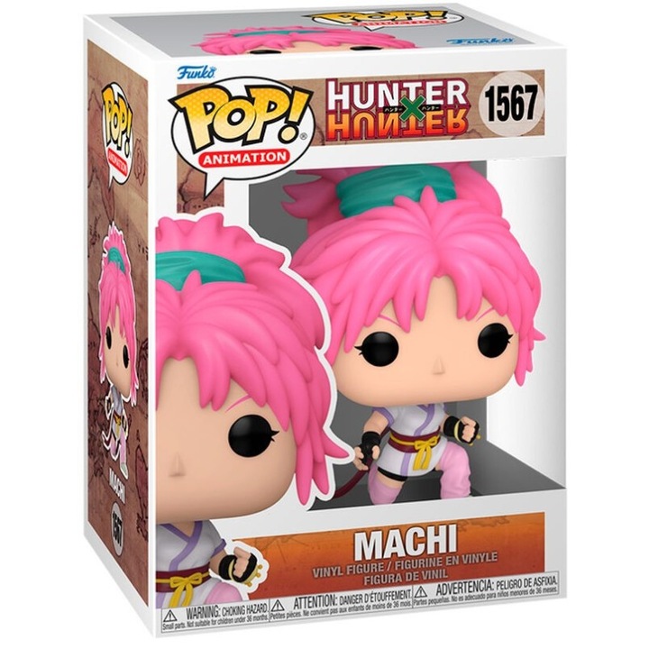 Фигурина Funko POP! Animation Machi 1567, Hunter X Hunter, многоцветен, 10x15см