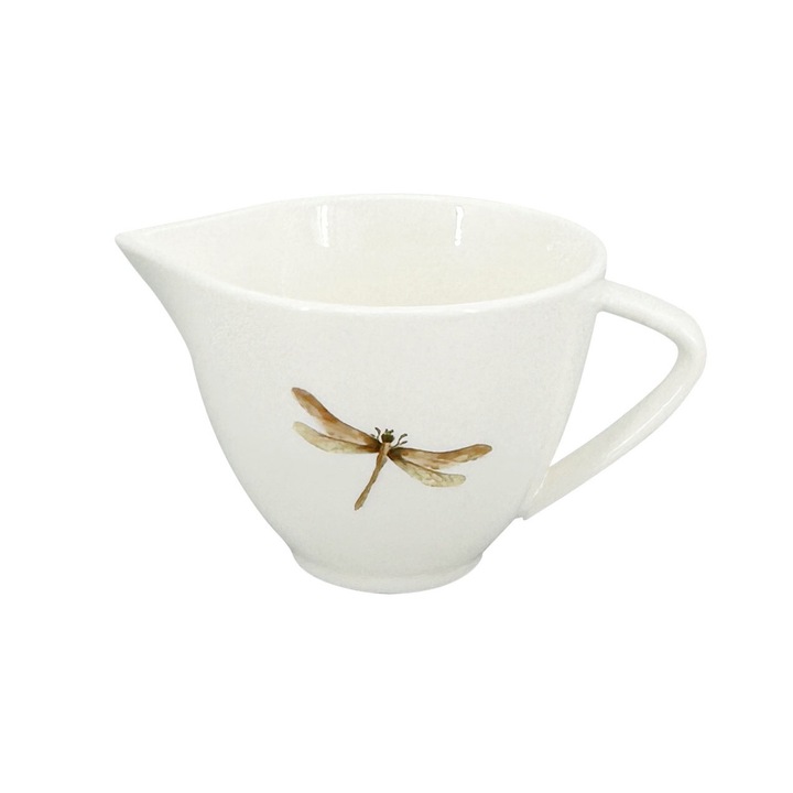 Ulcior de lapte din portelan Dragonfly, 150ml