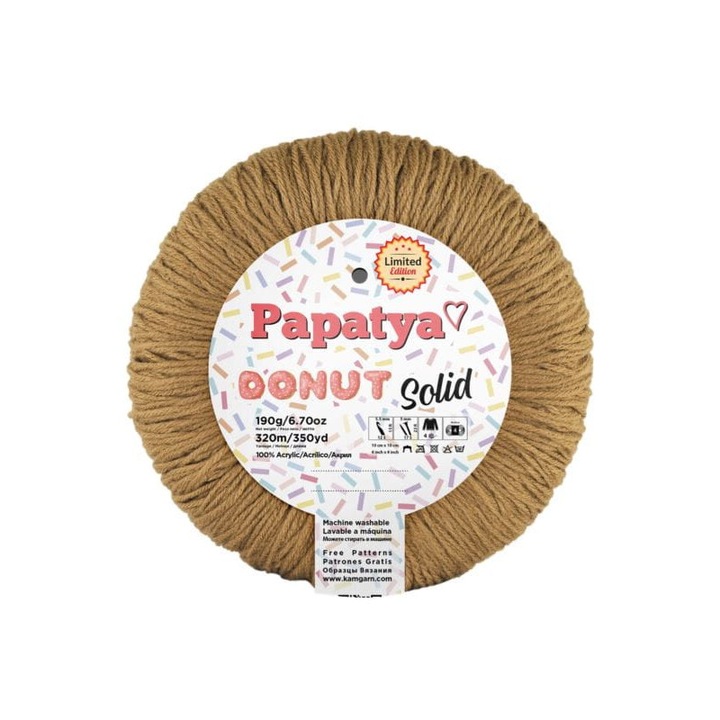 Tűz textil Himalaya, Papatya Donut Solid fonal, 100% akril, 190g, többszínű