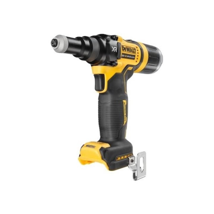 Unelte de nituit DeWALT DCF403NT-XJ, 2.4x4.8mm, 10000 kN, negru, galben, cu valiza